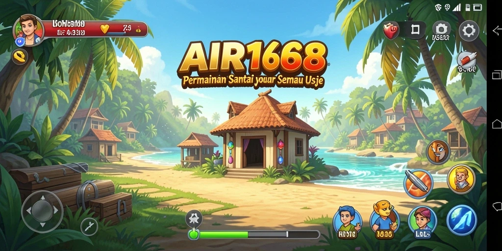 Tangkapan layar menunjukkan gameplay AIR168 yang menyenangkan dan interaktif.