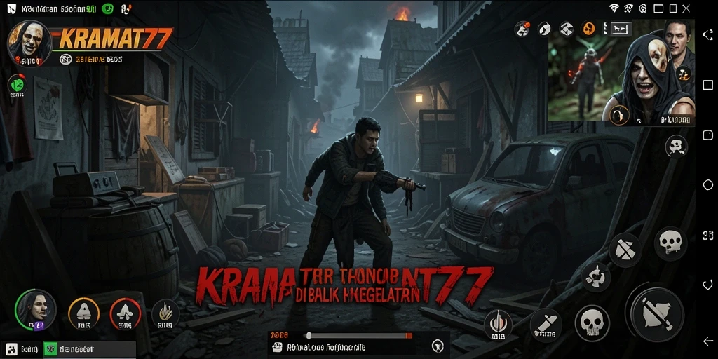 Tampilan gameplay menakutkan dari KRAMAT77 yang penuh ketegangan.