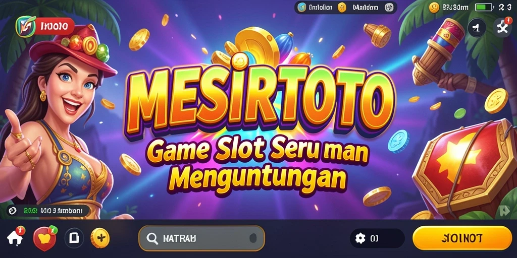 Screenshot gameplay MESIRTOTO yang menampilkan keseruan permainan slot.