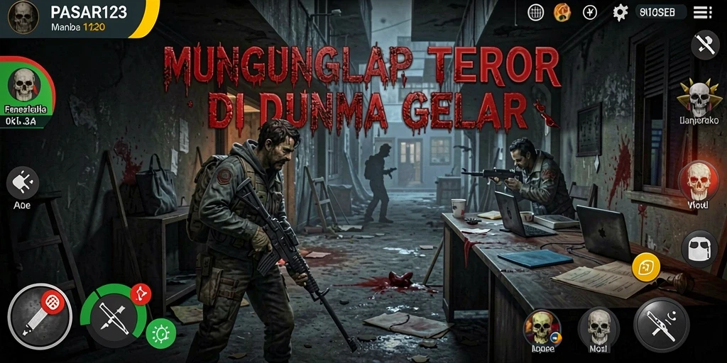 Gameplay PASAR123 yang menegangkan saat menjelajahi tempat menyeramkan.
