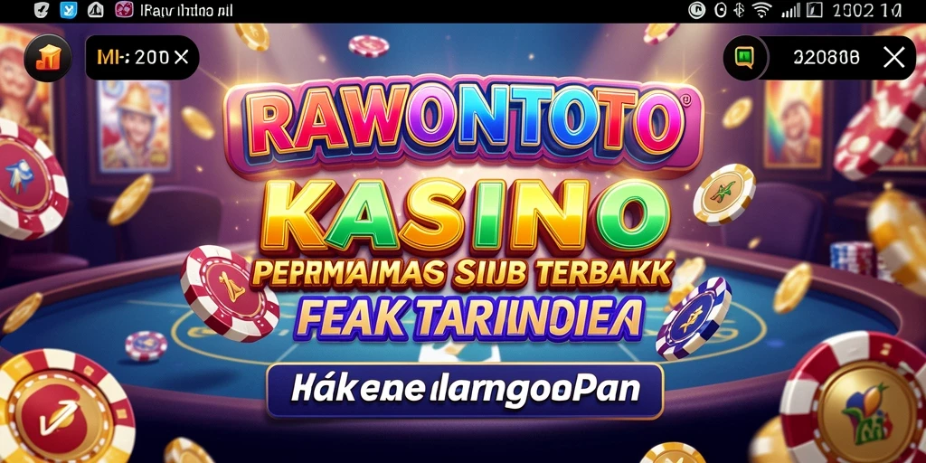 Tangkapan layar utama RAWONTOTO menampilkan pengalaman bermain Kasino yang mendebarkan.