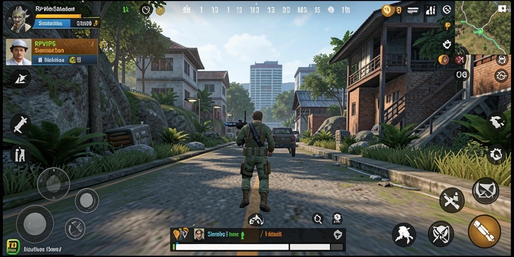 Tangkapan layar gameplay <strong>RPVIP6</strong> yang menunjukkan interaksi dan lingkungan simulasi.
