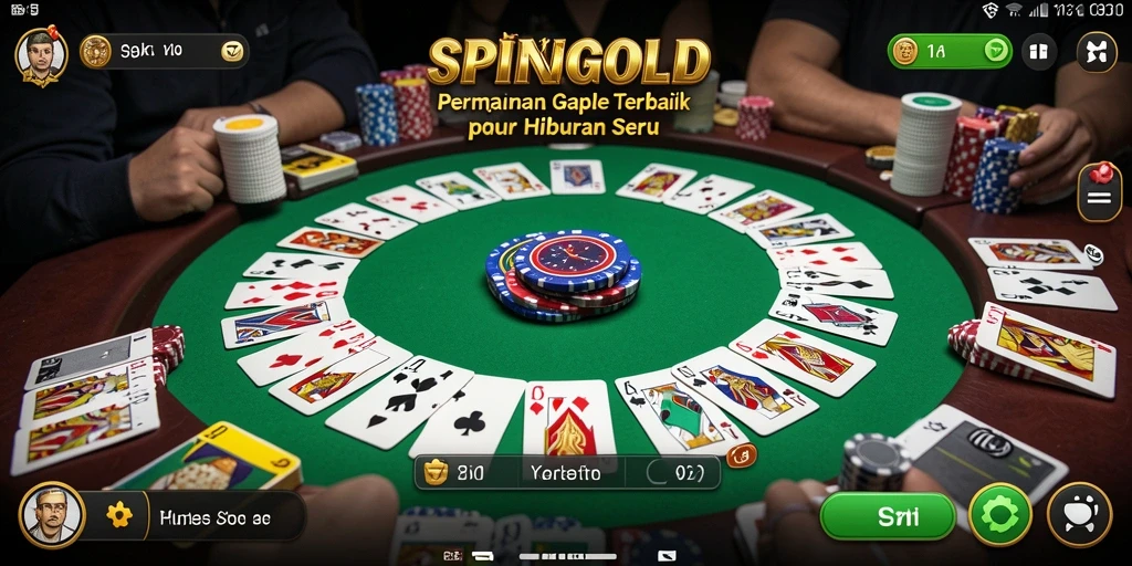 Tampilan gameplay SPINGOLD yang seru dan interaktif.